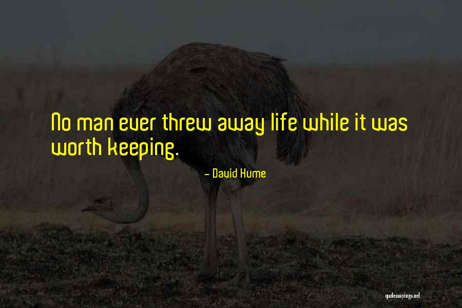 Threw It Away Quotes By David Hume Threw It Away Quotes By David Hume