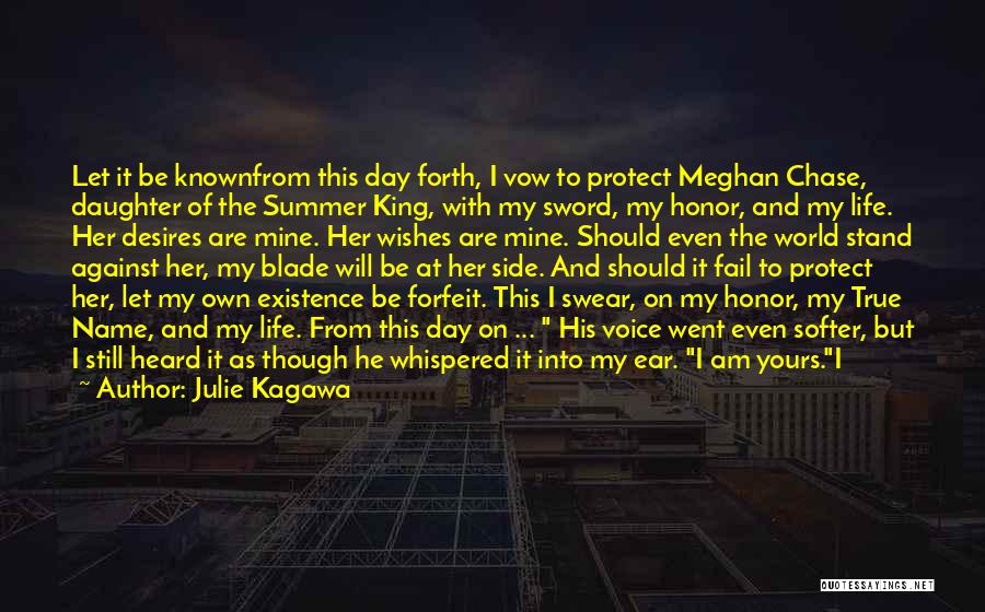 Threw Me Away Quotes By Julie Kagawa