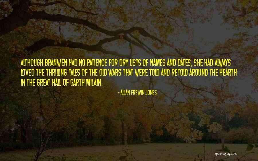 Thrilling Tales Quotes By Allan Frewin Jones