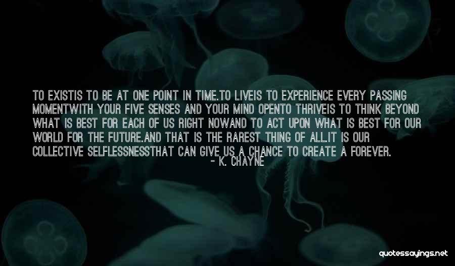 Thrive Experience Quotes By K. Chayne Thrive Experience Quotes By K. Chayne