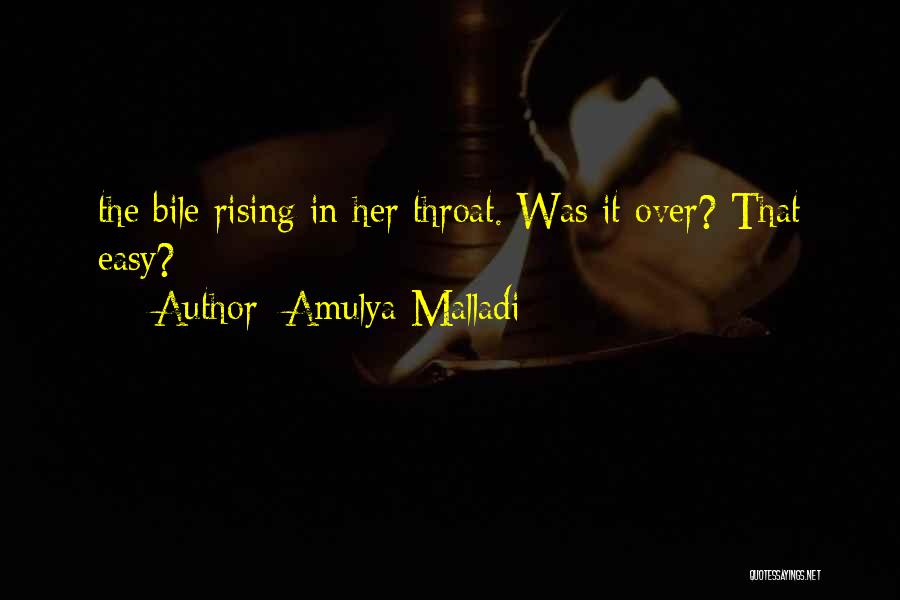 Throat Quotes By Amulya Malladi