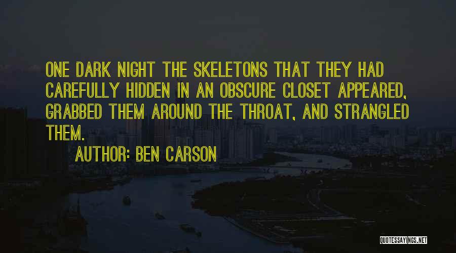 Throat Quotes By Ben Carson