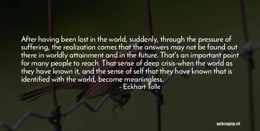 Through Suffering Comes Quotes By Eckhart Tolle Through Suffering Comes Quotes By Eckhart Tolle