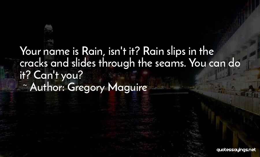 Through The Cracks Quotes By Gregory Maguire