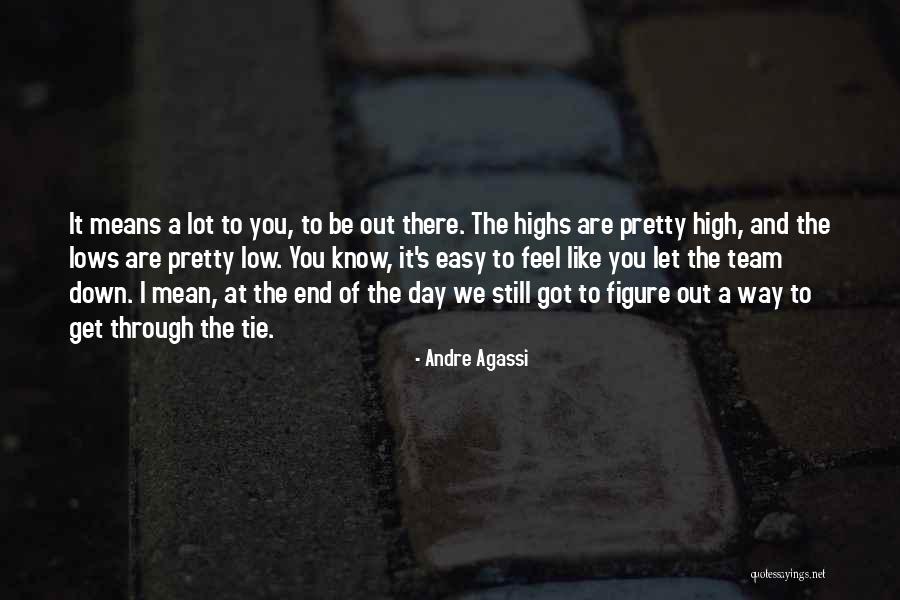 Through The Highs And Lows Quotes By Andre Agassi Through The Highs And Lows Quotes By Andre Agassi