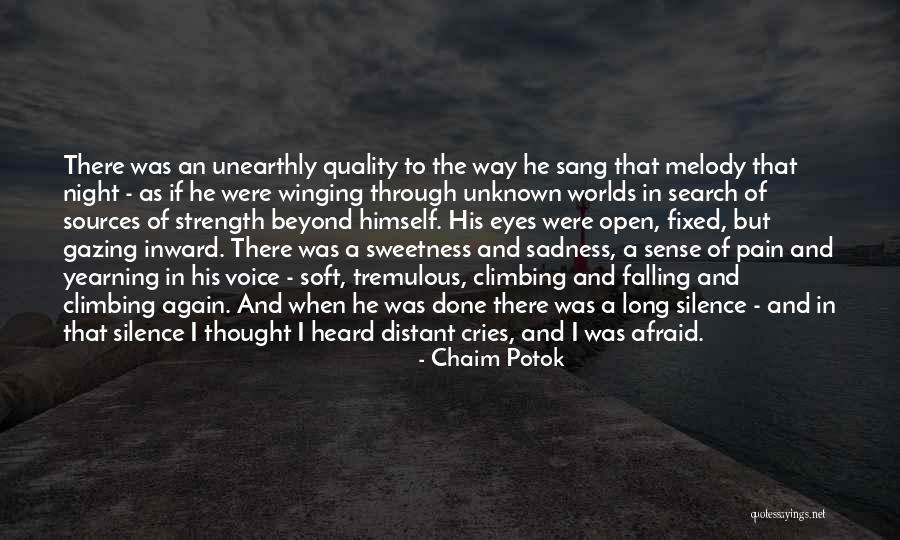 Through The Pain Quotes By Chaim Potok Through The Pain Quotes By Chaim Potok