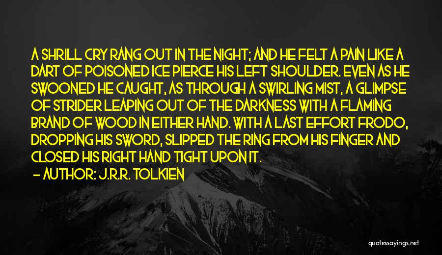 Through The Pain Quotes By J.R.R. Tolkien