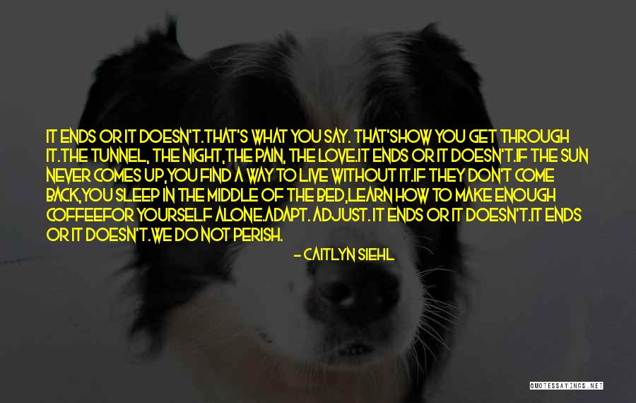 Through The Tunnel Quotes By Caitlyn Siehl Through The Tunnel Quotes By Caitlyn Siehl