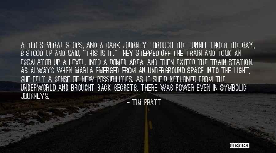 Through The Tunnel Quotes By Tim Pratt Through The Tunnel Quotes By Tim Pratt