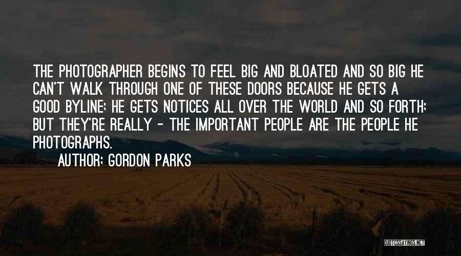 Through These Doors Quotes By Gordon Parks