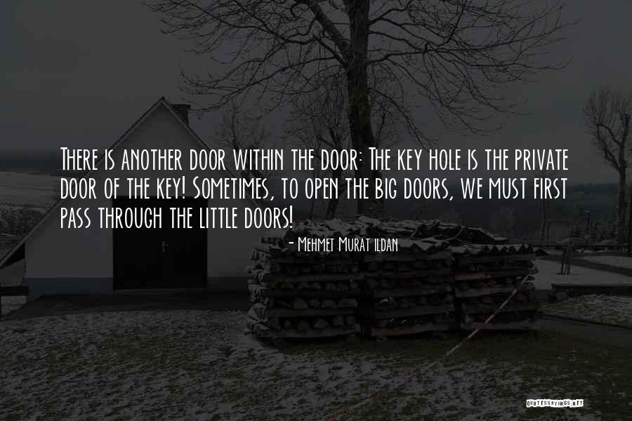 Through These Doors Quotes By Mehmet Murat Ildan