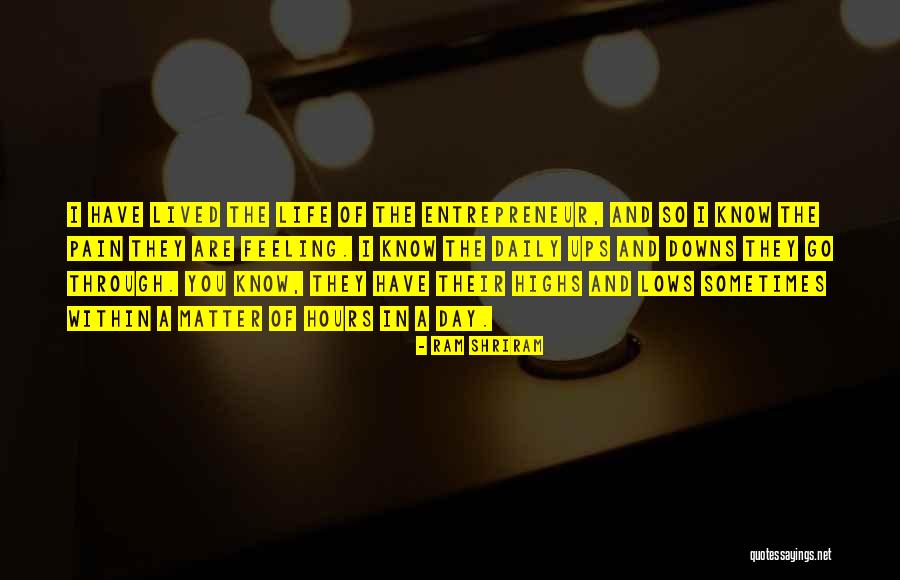 Through Ups And Downs Quotes By Ram Shriram Through Ups And Downs Quotes By Ram Shriram