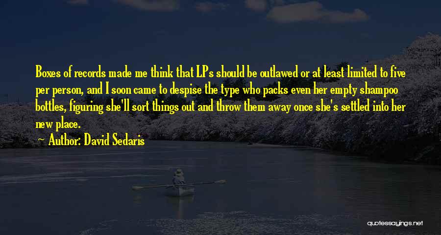 Throw Away Quotes By David Sedaris