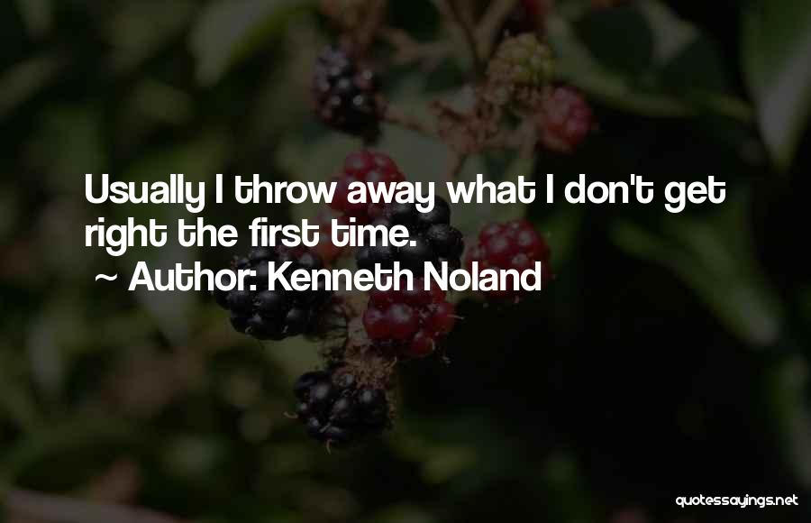Throw Away Quotes By Kenneth Noland