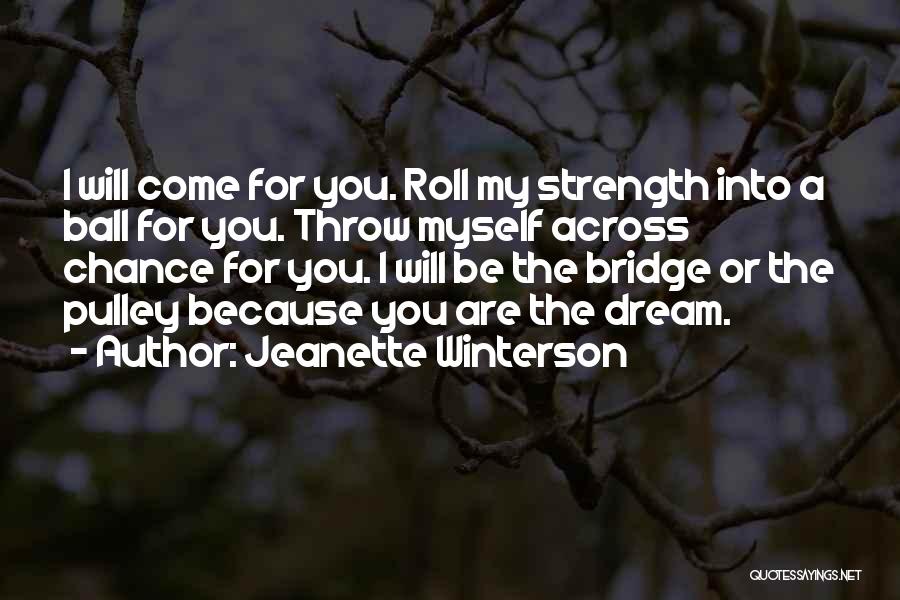 Throw Ball Quotes By Jeanette Winterson