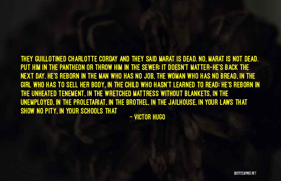 Throw Blankets With Quotes By Victor Hugo