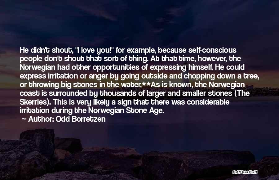 Throwing Stone In Water Quotes By Odd Borretzen