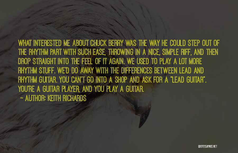 Throwing Stuff Away Quotes By Keith Richards