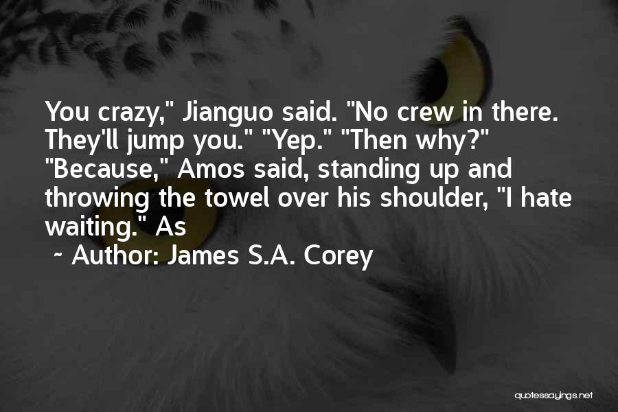 Throwing The Towel Quotes By James S.A. Corey
