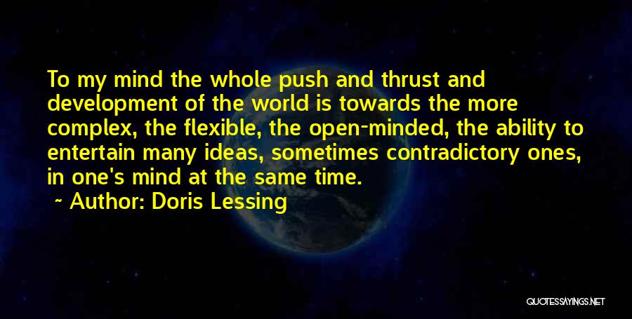 Thrust Quotes By Doris Lessing