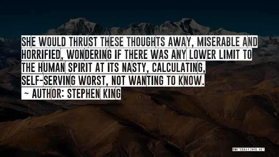 Thrust Quotes By Stephen King