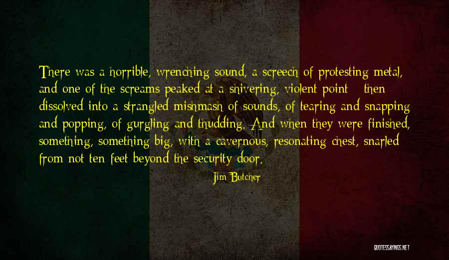 Thudding Sound Quotes By Jim Butcher Thudding Sound Quotes By Jim Butcher