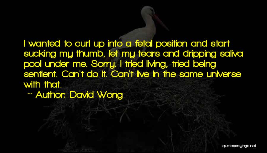 Thumb Up Quotes By David Wong