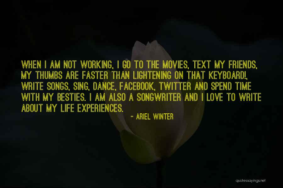 Thumbs Up Love Quotes By Ariel Winter Thumbs Up Love Quotes By Ariel Winter