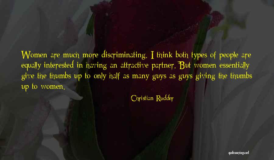 Thumbs Up Quotes By Christian Rudder Thumbs Up Quotes By Christian Rudder