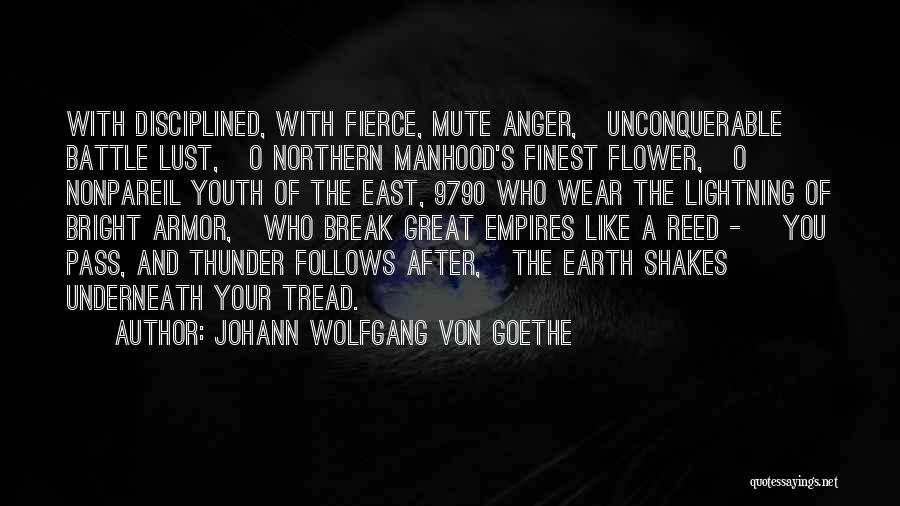 Thunder And Lightning Quotes By Johann Wolfgang Von Goethe