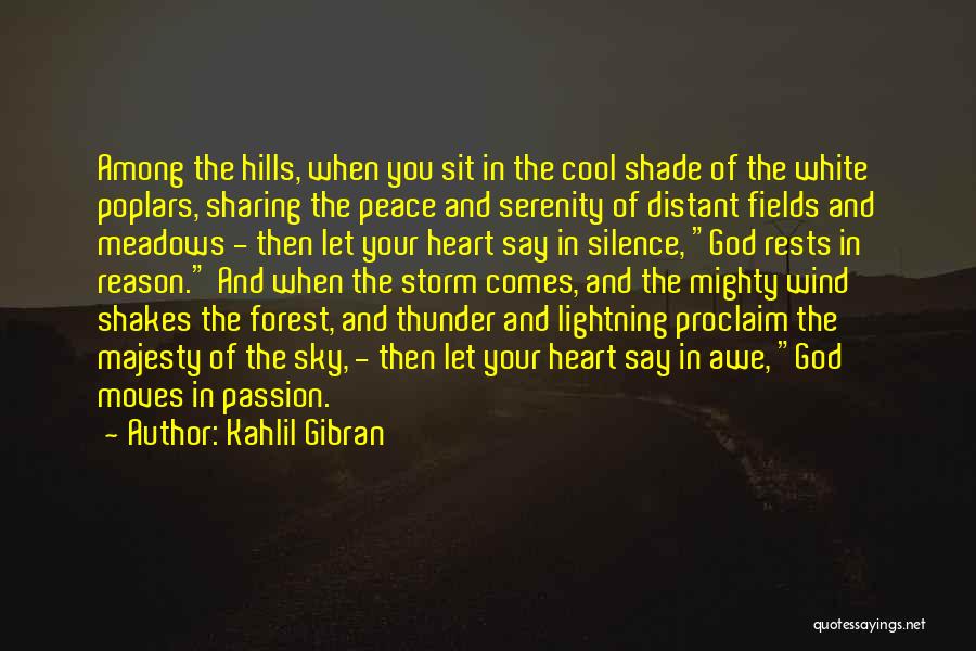 Thunder And Lightning Quotes By Kahlil Gibran