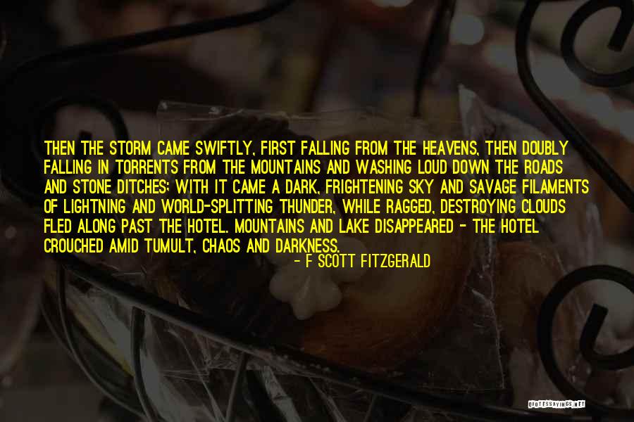 Thunder And Lightning Storm Quotes By F Scott Fitzgerald Thunder And Lightning Storm Quotes By F Scott Fitzgerald