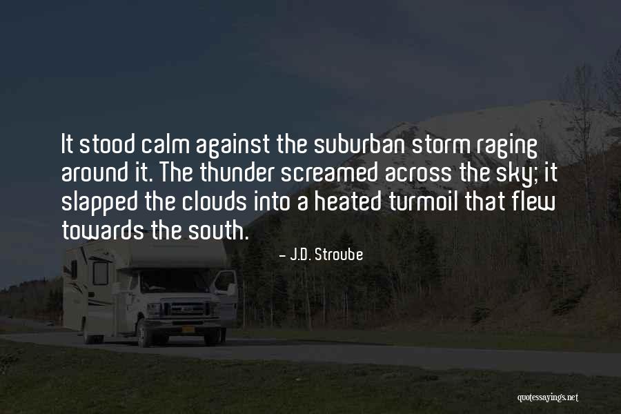 Thunder Clouds Quotes By J.D. Stroube