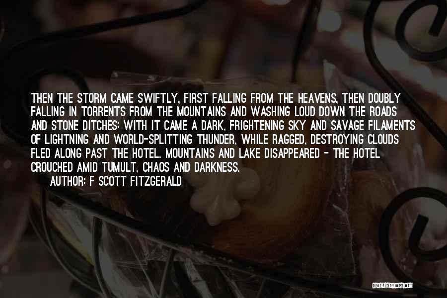 Thunder Lightning Quotes By F Scott Fitzgerald