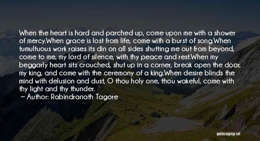 Thunder Shower Quotes By Rabindranath Tagore