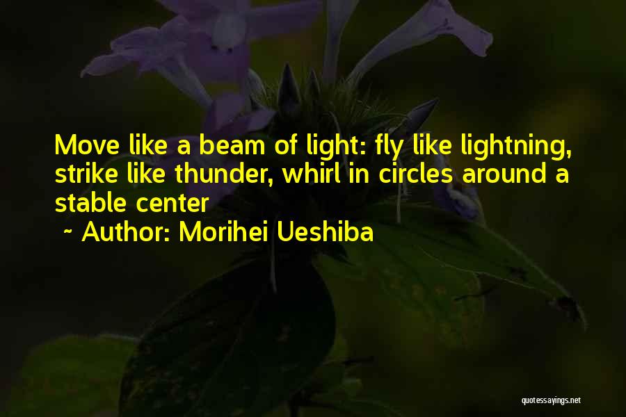 Thunder Strike Quotes By Morihei Ueshiba