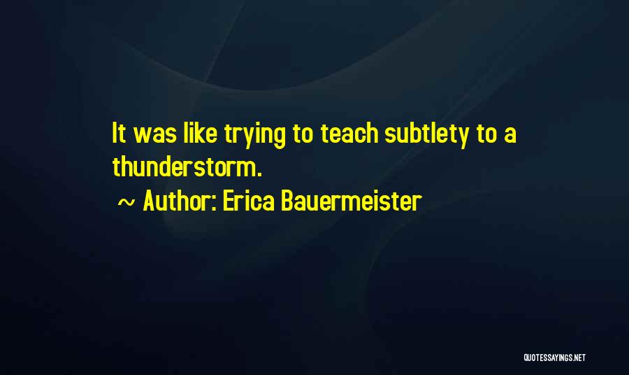 Thunderstorm Quotes By Erica Bauermeister