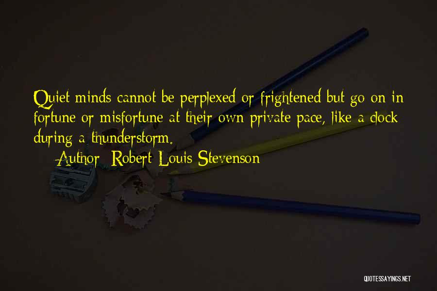 Thunderstorm Quotes By Robert Louis Stevenson