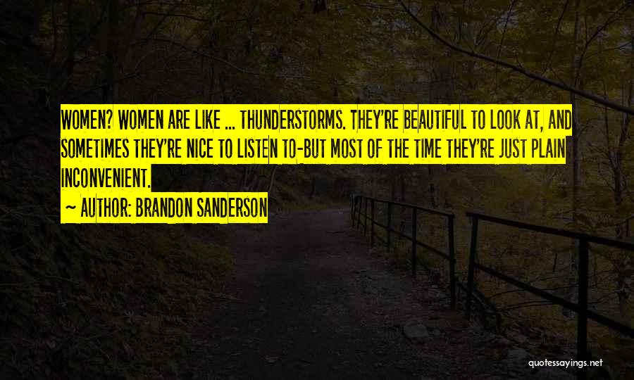 Thunderstorms Quotes By Brandon Sanderson