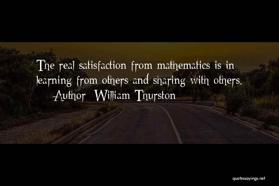 Thurston Quotes By William Thurston