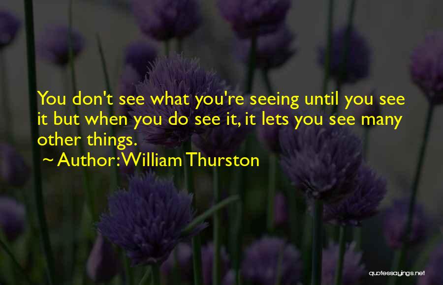 Thurston Quotes By William Thurston