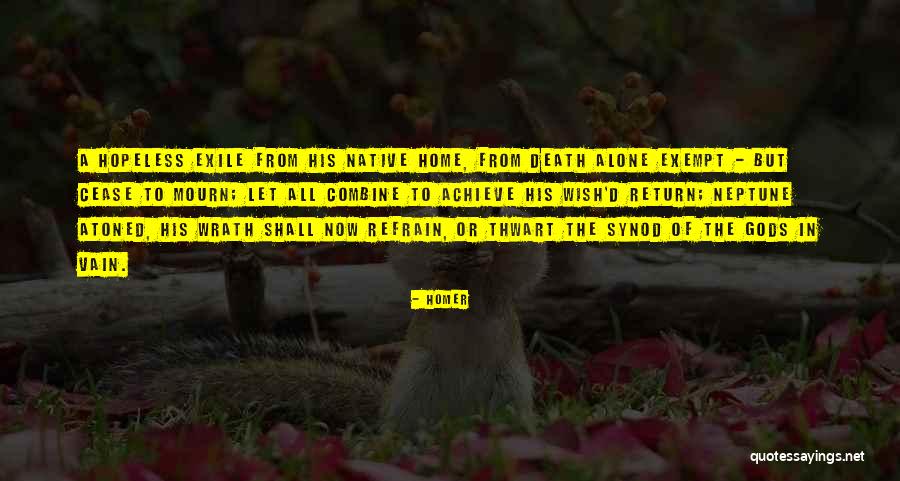 Thwart Best Quotes By Homer Thwart Best Quotes By Homer