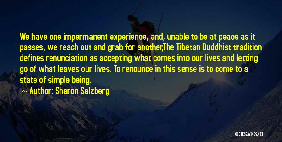 Tibetan Buddhist Quotes By Sharon Salzberg