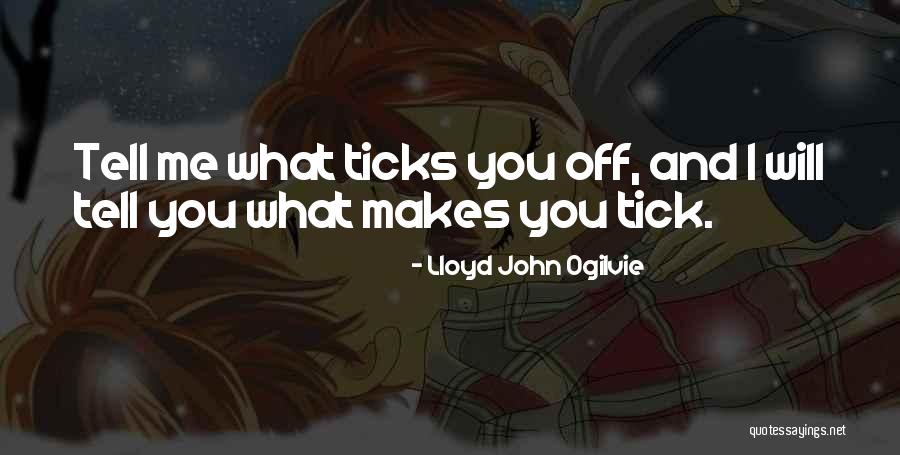 Tick Quotes By Lloyd John Ogilvie