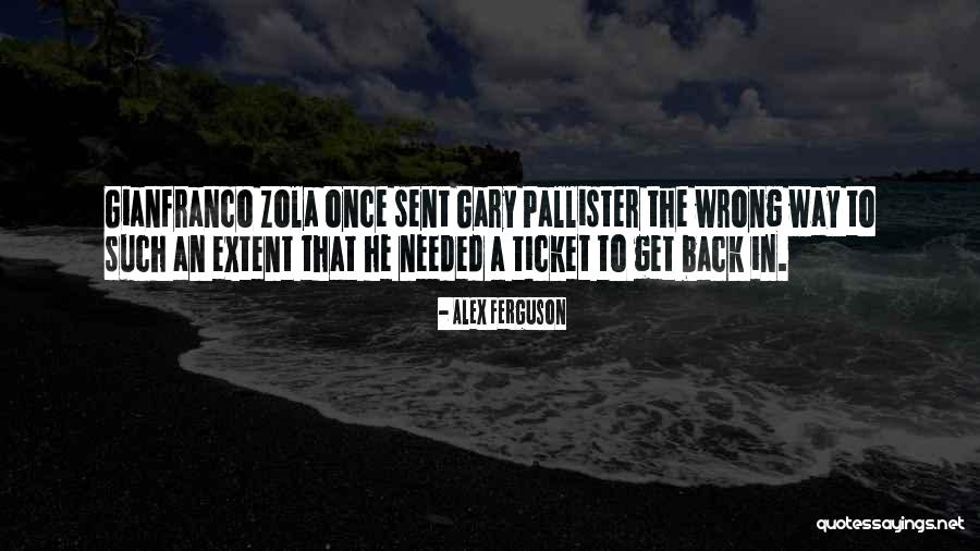 Ticket Quotes By Alex Ferguson