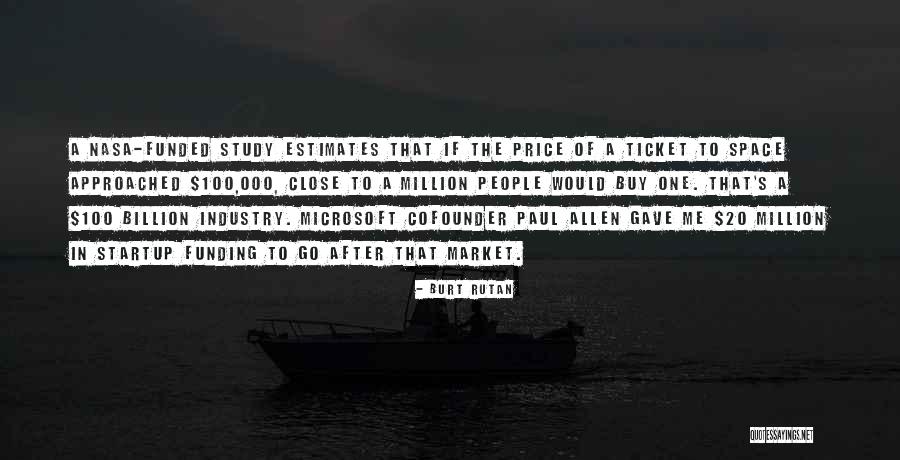 Ticket Quotes By Burt Rutan