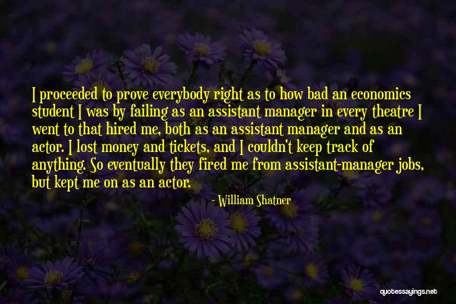 Tickets Quotes By William Shatner