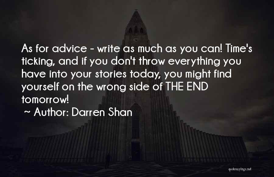 Ticking Quotes By Darren Shan