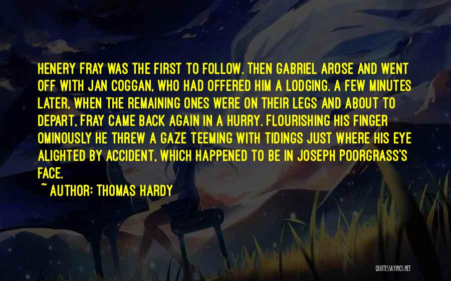 Tidings Quotes By Thomas Hardy