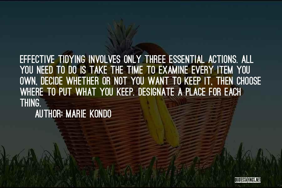 Tidying Quotes By Marie Kondo